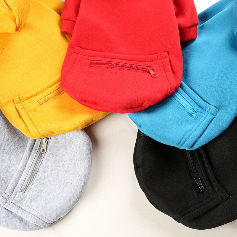 Cotton Pet Hoodie With Pocket