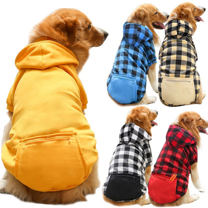 Cotton Pet Hoodie With Pocket