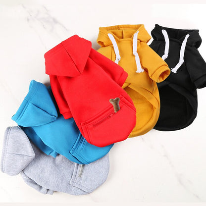 Cotton Pet Hoodie With Pocket