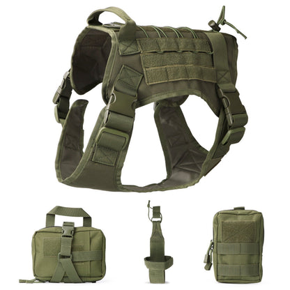 Tactical Dog Vest With Three Velcro Attachments