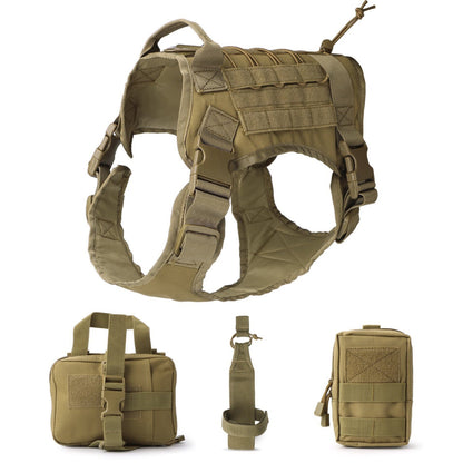 Tactical Dog Vest With Three Velcro Attachments