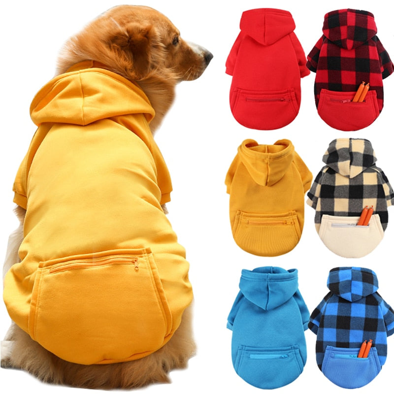 Cotton Pet Hoodie With Pocket