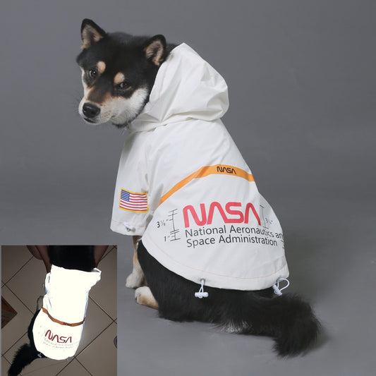 "Nasa" Logo Pet Raincoat